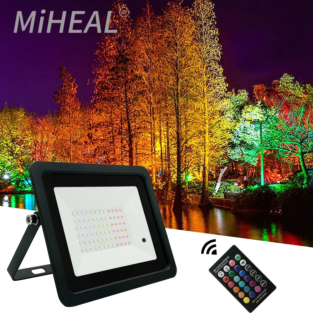 RGB LED Flood Light 20W 30W 50W 100W 200W Outdoor RGB Floodlight Spotlight IP68 LED Wall Washer Light With Remote Control
RGB LED Flood Light 20W 30W 50W 100W 200W Outdoor RGB Floodlight Spotlight IP68 LED Wall Washer Light With Remote Control