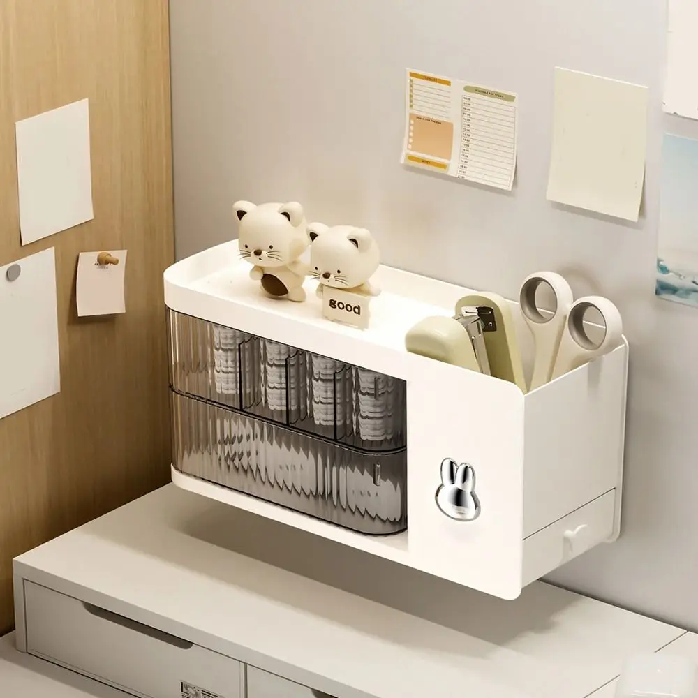 Wall-Mounted Data Cable Storage Box Large Capacity Rotatable Cosmetic Storage Box Dustproof Space Saving Desktop Shelves
Wall-Mounted Data Cable Storage Box Large Capacity Rotatable Cosmetic Storage Box Dustproof Space Saving Desktop Shelves