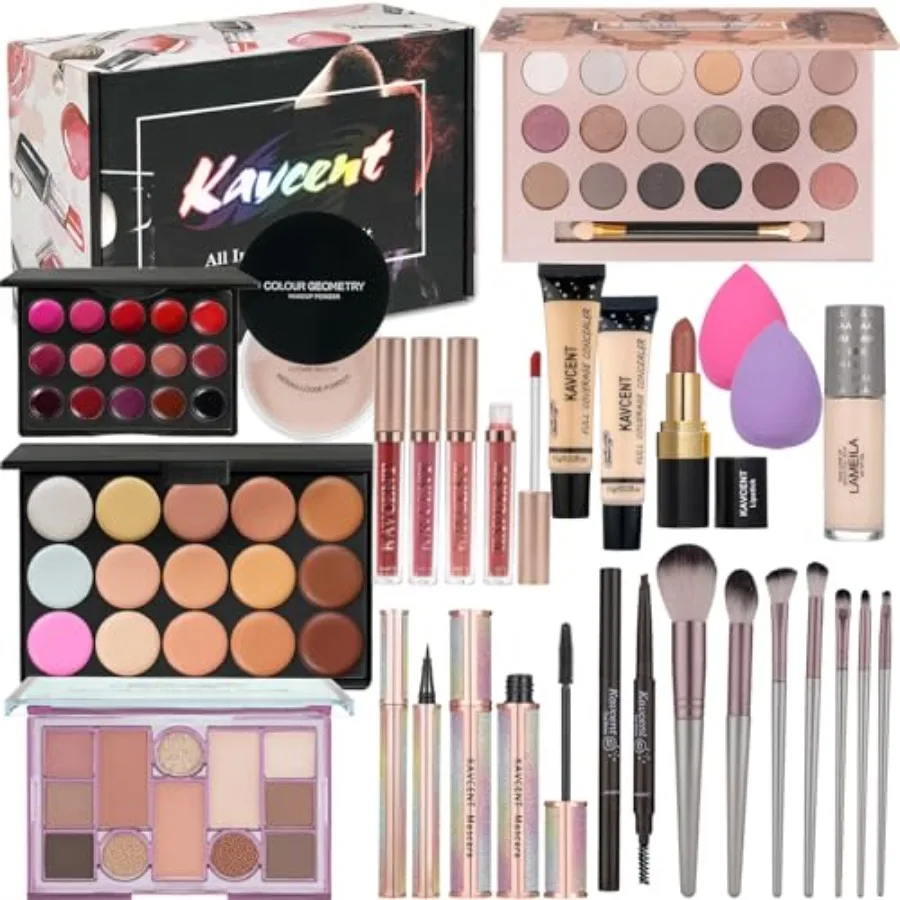 Makeup Kit for Teens Makeup Kits for Women Full Kit Makeup Set for Women Teenagers Eyeshadow Makeup Gift Set for Teen Girls
Makeup Kit for Teens Makeup Kits for Women Full Kit Makeup Set for Women Teenagers Eyeshadow Makeup Gift Set for Teen Girls