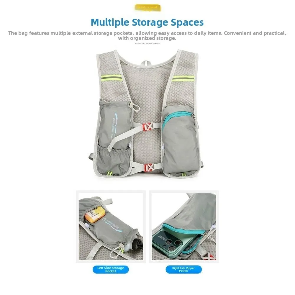 Breathable Hydration Pack Ultra-light Waterproof Running Hydration Vest Adjustable Multiple Pockets Hydration Jogging Vest
Breathable Hydration Pack Ultra-light Waterproof Running Hydration Vest Adjustable Multiple Pockets Hydration Jogging Vest