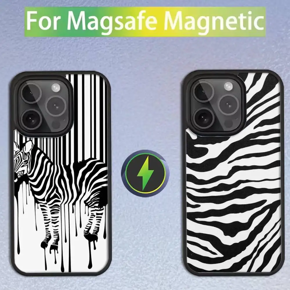 Zebra Stripe Black White Phone Case For iPhone 16,15,14,13,12,11,Pro,Max,Plus,Mini,SE Magsafe Magnetic Wireless Charging
Zebra Stripe Black White Phone Case For iPhone 16,15,14,13,12,11,Pro,Max,Plus,Mini,SE Magsafe Magnetic Wireless Charging