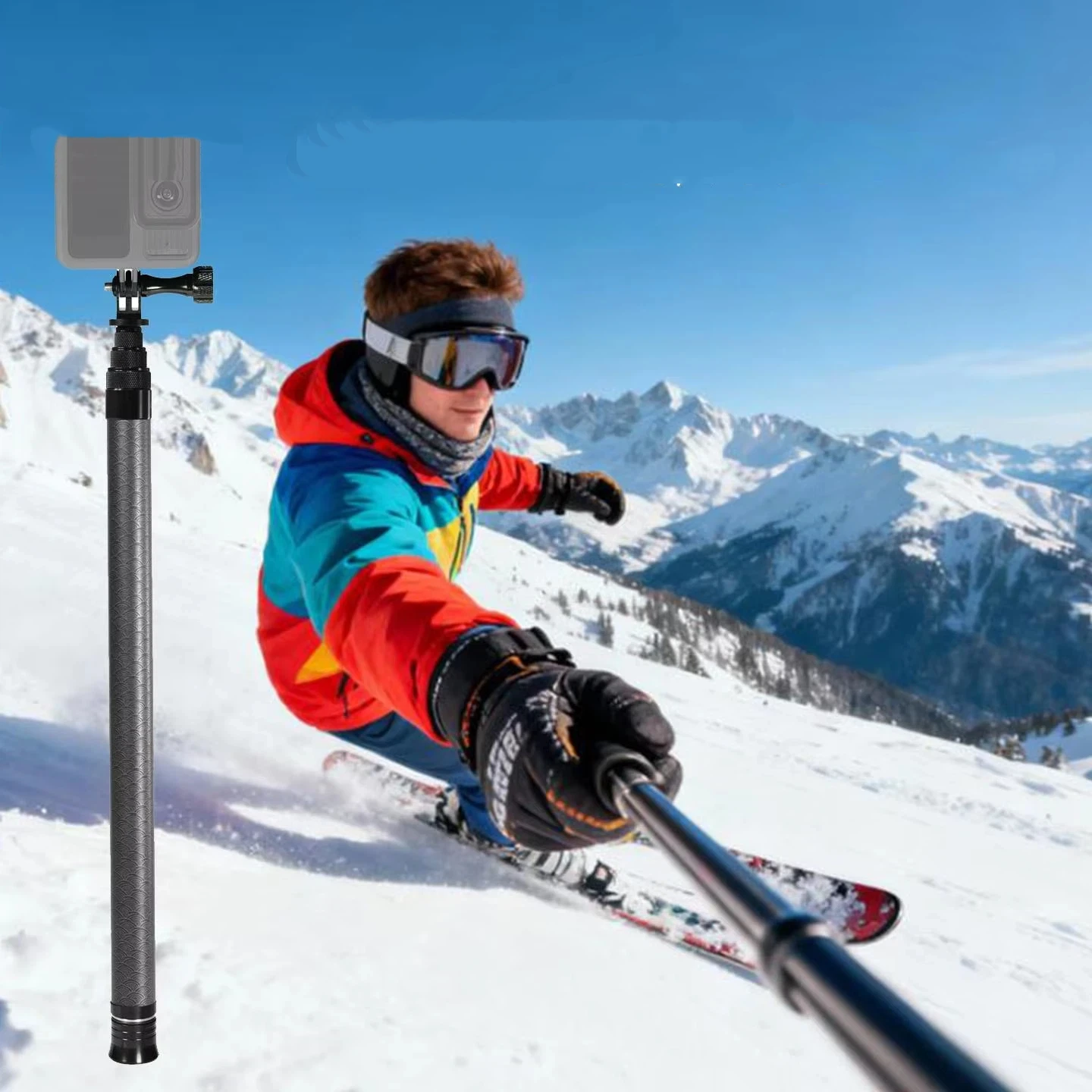 7-секционный регулируемый невидимый монопод для селфи, выдвижной для GoPro 13 DJI Osmo 360, панорамная камера Vlog 1/4, крепление для штатива
7-секционный регулируемый невидимый монопод для селфи, выдвижной для GoPro 13 DJI Osmo 360, панорамная камера Vlog 1/4, крепление для штатива