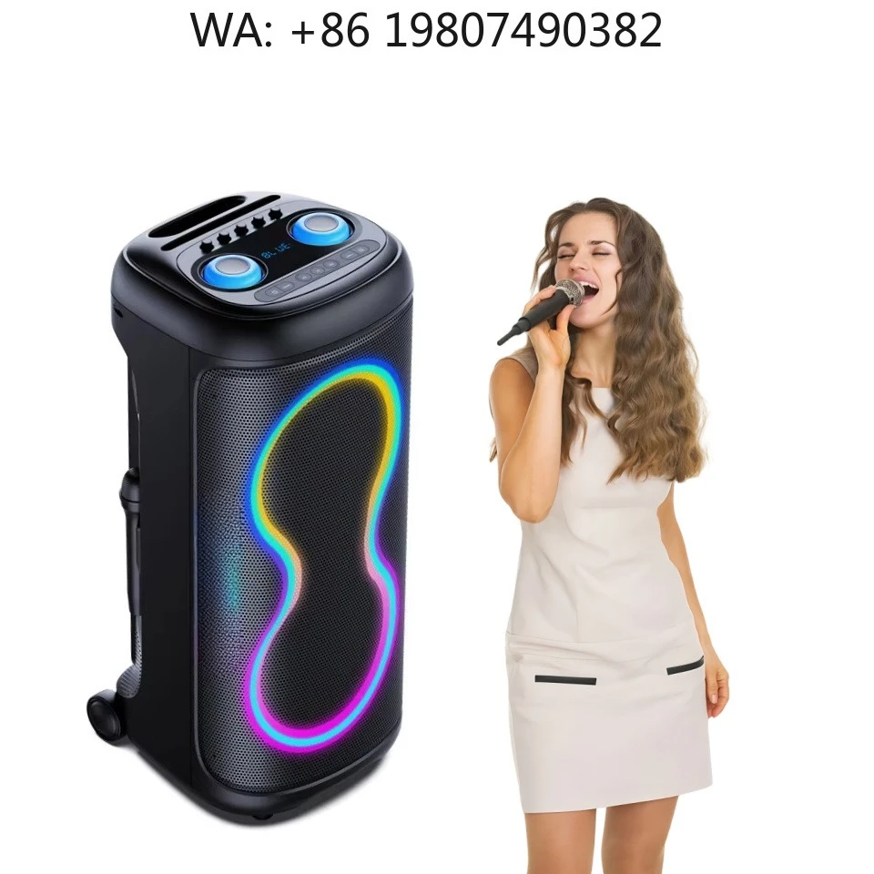 2026 New LED Light Portable Wireless Party Speaker Custom Logo High Sound Quality Outdoor Music Playbox
2026 New LED Light Portable Wireless Party Speaker Custom Logo High Sound Quality Outdoor Music Playbox