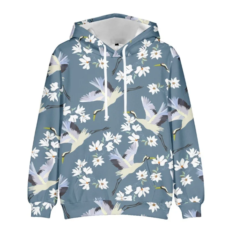 Men Women Loose Crane Print Pullover Harajuku Fashion Hip Hop Hoodies Casual Long Sleeve Sweatshirts Streetwear
Men Women Loose Crane Print Pullover Harajuku Fashion Hip Hop Hoodies Casual Long Sleeve Sweatshirts Streetwear