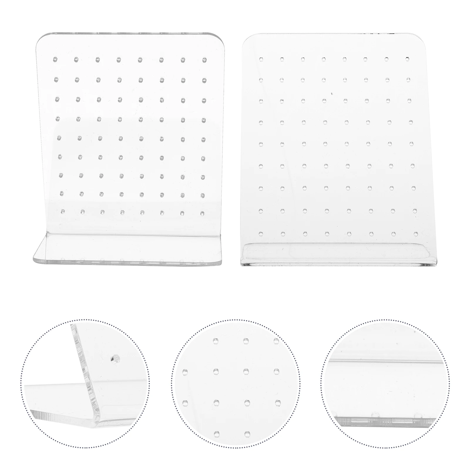 4pcs Earring Display Stand 72-Hole Acrylic Jewelry Rack Transparent Storage for Studs Home Store Use Earrings Holder
4pcs Earring Display Stand 72-Hole Acrylic Jewelry Rack Transparent Storage for Studs Home Store Use Earrings Holder