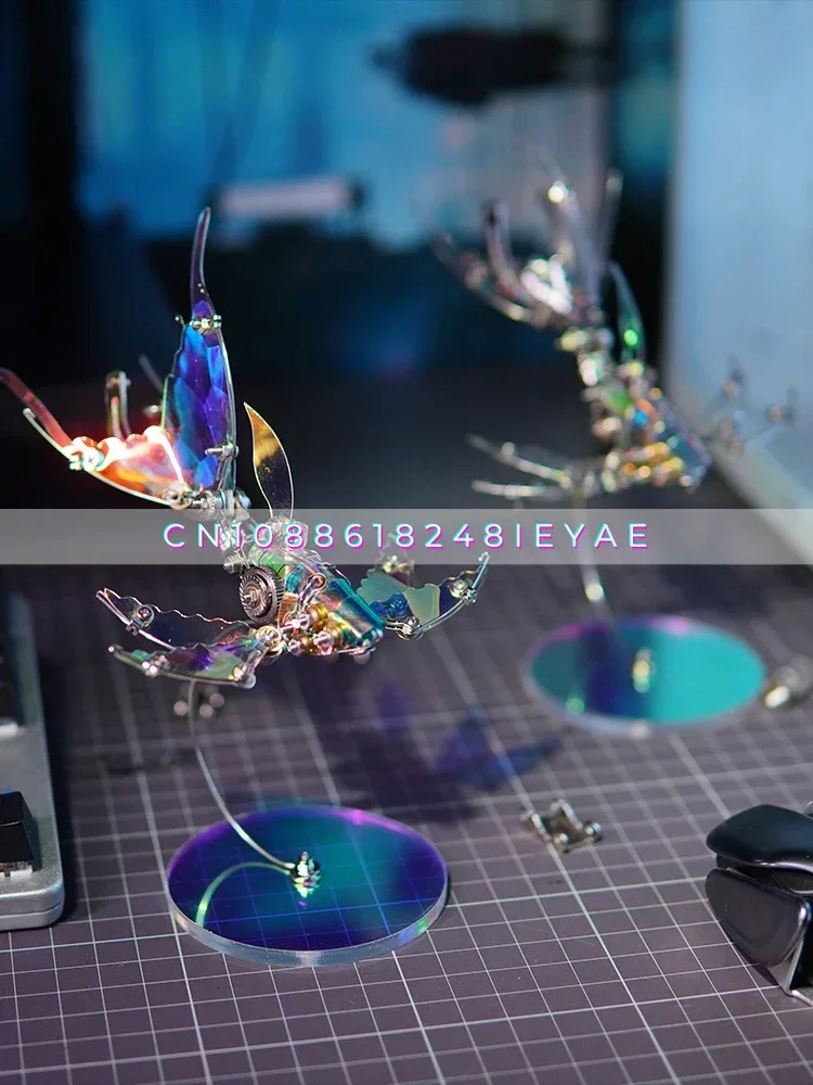 Mechanical Party Butterfly Wing Flying Fish Metal Assembly Model Tide Play Mecha DIY Holiday Gifts Male Trend Building Block
Mechanical Party Butterfly Wing Flying Fish Metal Assembly Model Tide Play Mecha DIY Holiday Gifts Male Trend Building Block