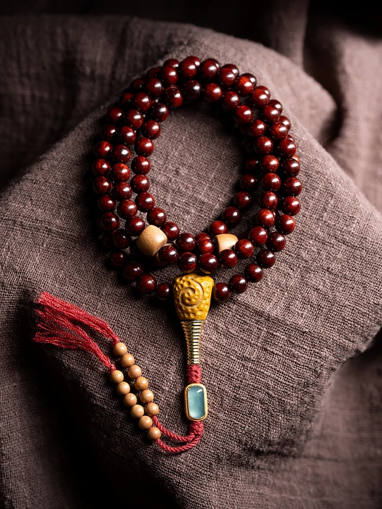 {Tibetan. Series} Natural Pterocarpus Santalinus Rosary Bracelet Necklace 108 Simple and Elegant
{Tibetan. Series} Natural Pterocarpus Santalinus Rosary Bracelet Necklace 108 Simple and Elegant