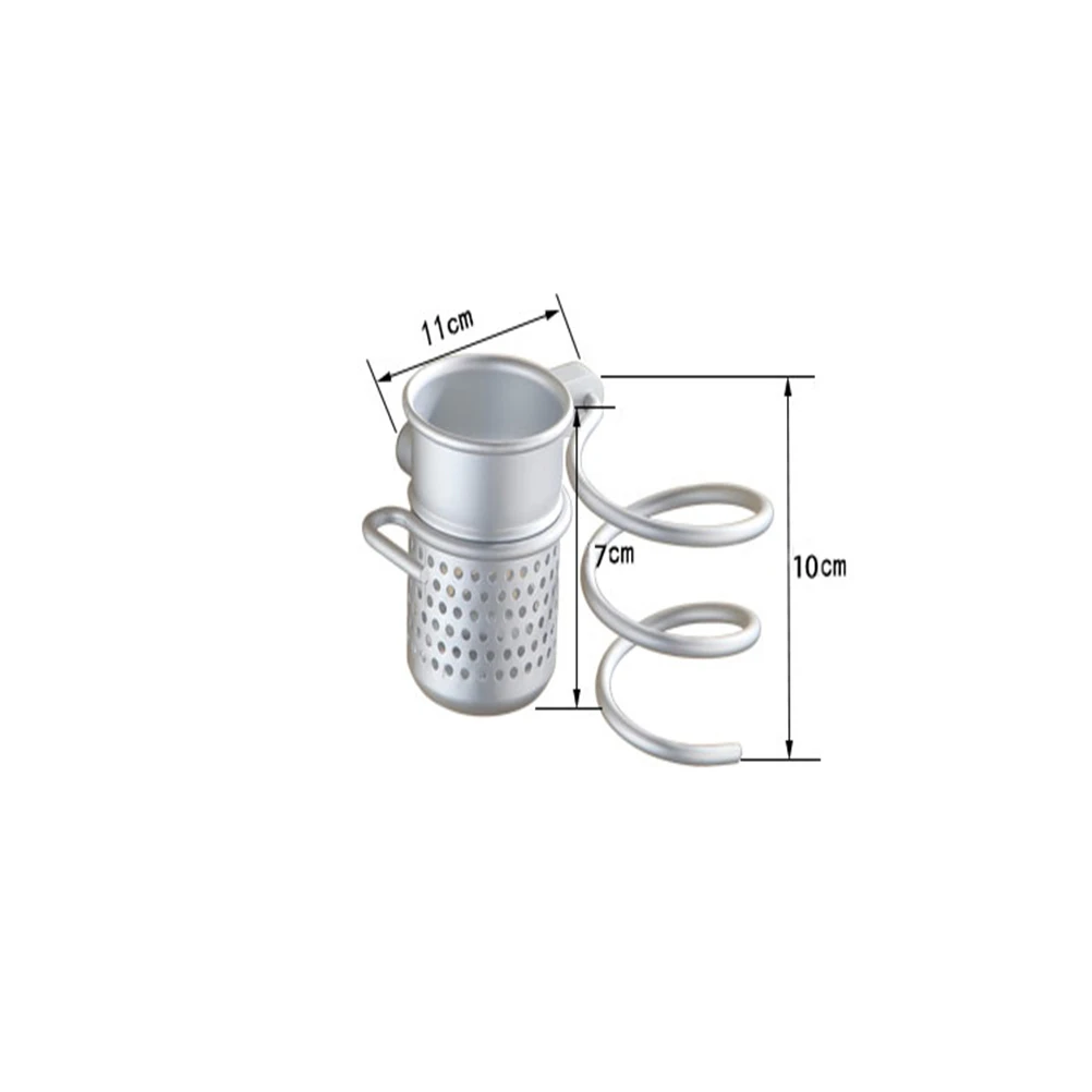 Aluminum Dryer and Straightener Holder with Hooks Hanging Storage Rack Spiral Blow Dryer Holder Suction Cups Screws Wall Mount f
Aluminum Dryer and Straightener Holder with Hooks Hanging Storage Rack Spiral Blow Dryer Holder Suction Cups Screws Wall Mount f