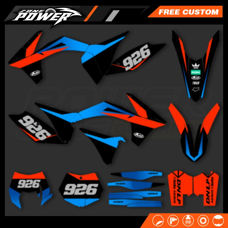 Powerzone Custom Team Graphics Decals Sticker Kit for KTM EXC EXC-F 2012 2013 SX SXF 2011 2012 
Powerzone Custom Team Graphics Decals Sticker Kit for KTM EXC EXC-F 2012 2013 SX SXF 2011 2012