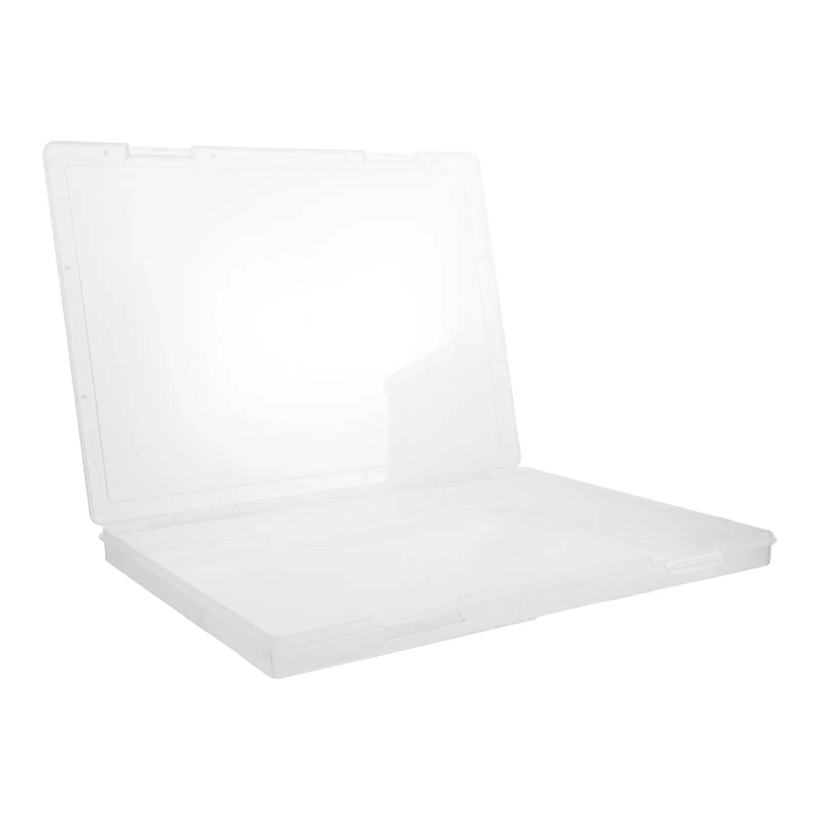 Transparent Rectangular Plastic Box Flip Lid Document Organizer for A4 Letter Paper Scrapbook Craft Storage Office Supplies
Transparent Rectangular Plastic Box Flip Lid Document Organizer for A4 Letter Paper Scrapbook Craft Storage Office Supplies