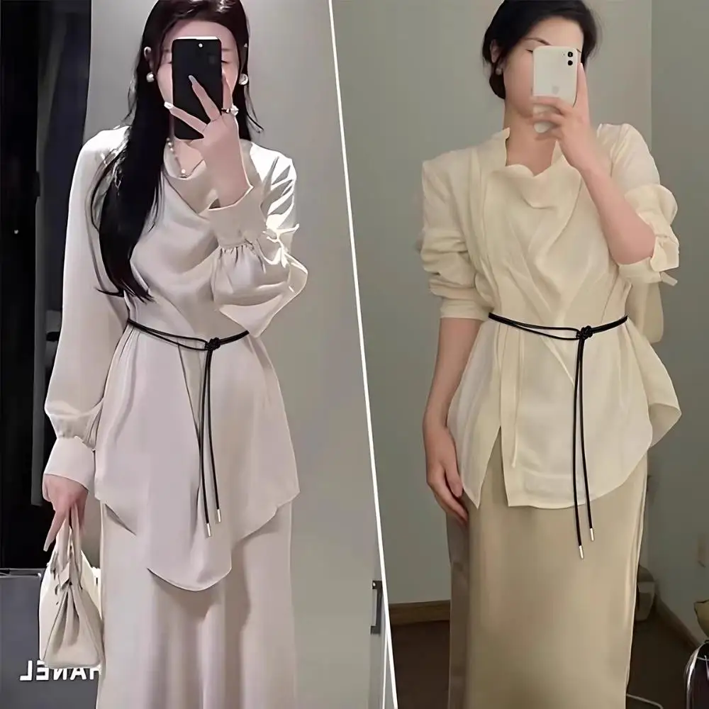 Female Waist Chain Solid Color Thin Belt Simple Decoration Tie With Dress Long Waist Rope Knotted Vintage Dresses Waistband
Female Waist Chain Solid Color Thin Belt Simple Decoration Tie With Dress Long Waist Rope Knotted Vintage Dresses Waistband
