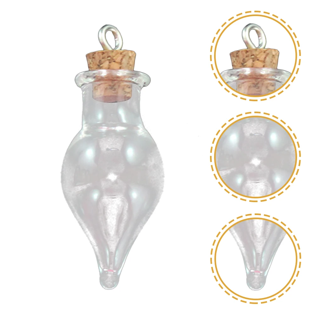 32Pcs Glass Bottle Hangings Teardrop Shaped Mini Glass Bottles for DIY Crafts Storage Decorative Sand Art Message Bottles
32Pcs Glass Bottle Hangings Teardrop Shaped Mini Glass Bottles for DIY Crafts Storage Decorative Sand Art Message Bottles