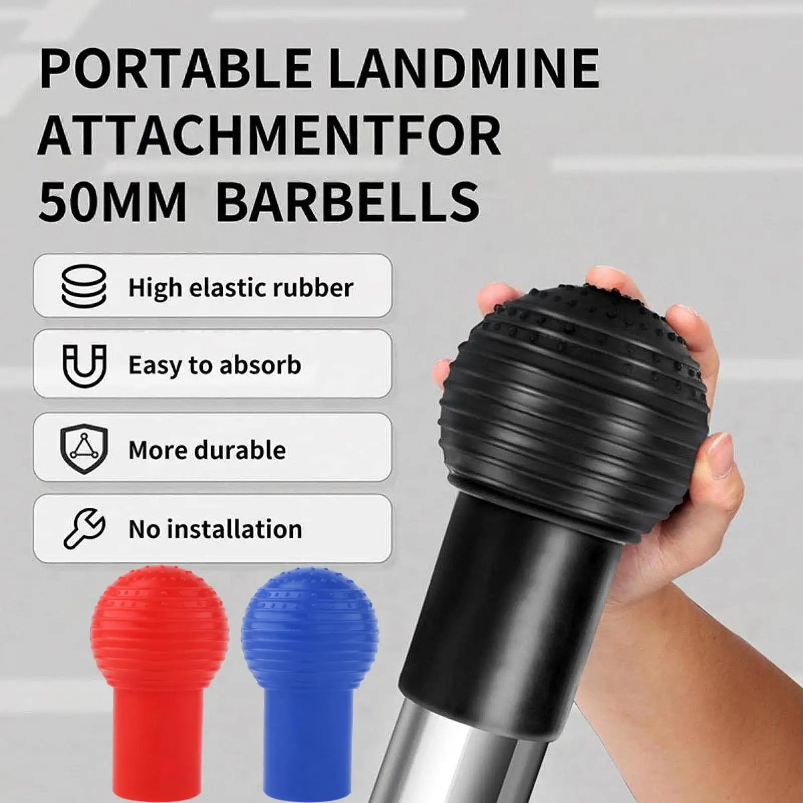 Landmine Accessory for Barbell Ball Rubber 2inch Base Barbell Floor Swivel for Rotation Rows Deadlifts Split Squats Exercise
Landmine Accessory for Barbell Ball Rubber 2inch Base Barbell Floor Swivel for Rotation Rows Deadlifts Split Squats Exercise