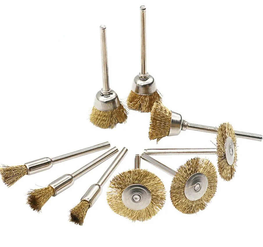 36 шт, латунная щетка, стальные проволочные диски, щетки для дрели, вращающийся инструмент Dremel, Набор щеток для удаления ржавчины и металла, шлифовальный набор 
36 шт, латунная щетка, стальные проволочные диски, щетки для дрели, вращающийся инструмент Dremel, Набор щеток для удаления ржавчины и металла, шлифовальный набор