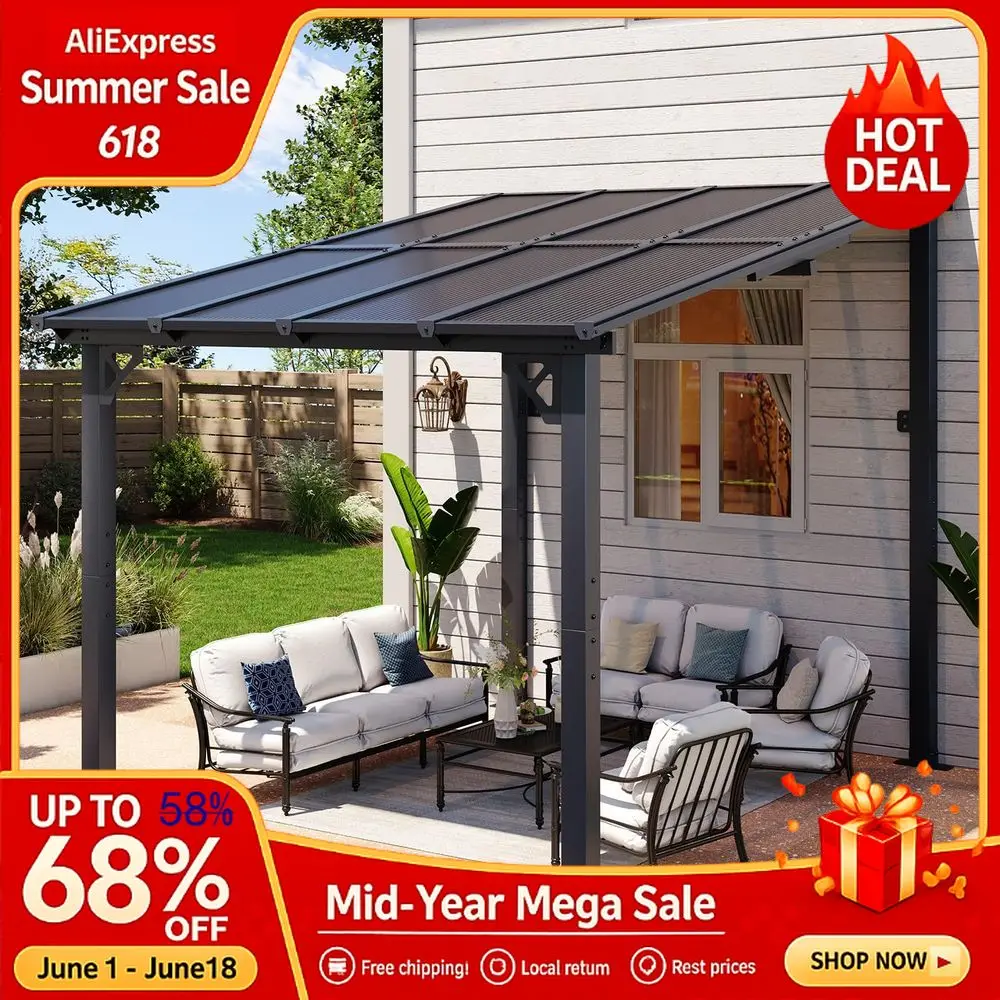 8x10 Gazebo, Wall Mounted Gazebos Pergola on Clearance, Outdoor Patio, Large WallMounted Heavy Duty Awnings for Patio, Custom
8x10 Gazebo, Wall Mounted Gazebos Pergola on Clearance, Outdoor Patio, Large WallMounted Heavy Duty Awnings for Patio, Custom
