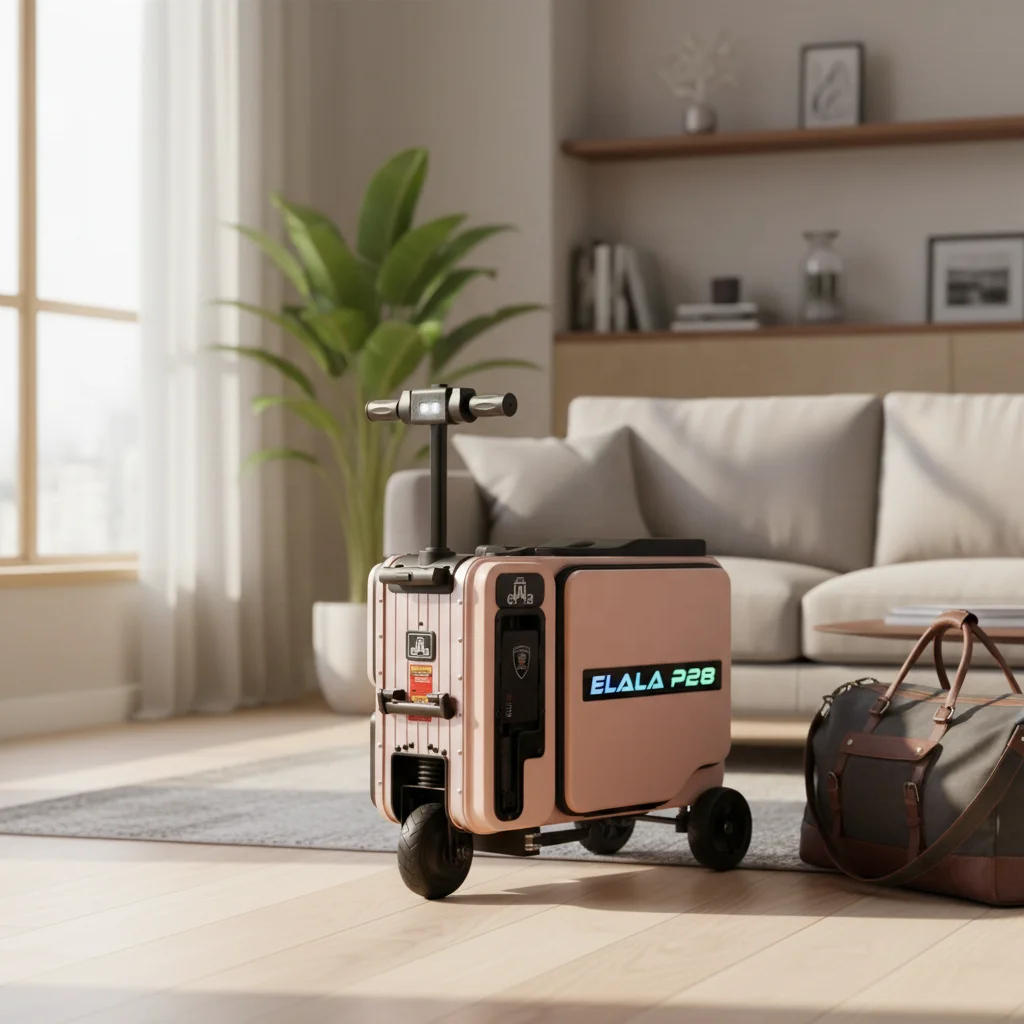 ELALA Factory Supply 70L PC+Magnesium Alloy Electric Luggage Multifunctional Rideable Scooter Suitcase For Daily Commute
ELALA Factory Supply 70L PC+Magnesium Alloy Electric Luggage Multifunctional Rideable Scooter Suitcase For Daily Commute