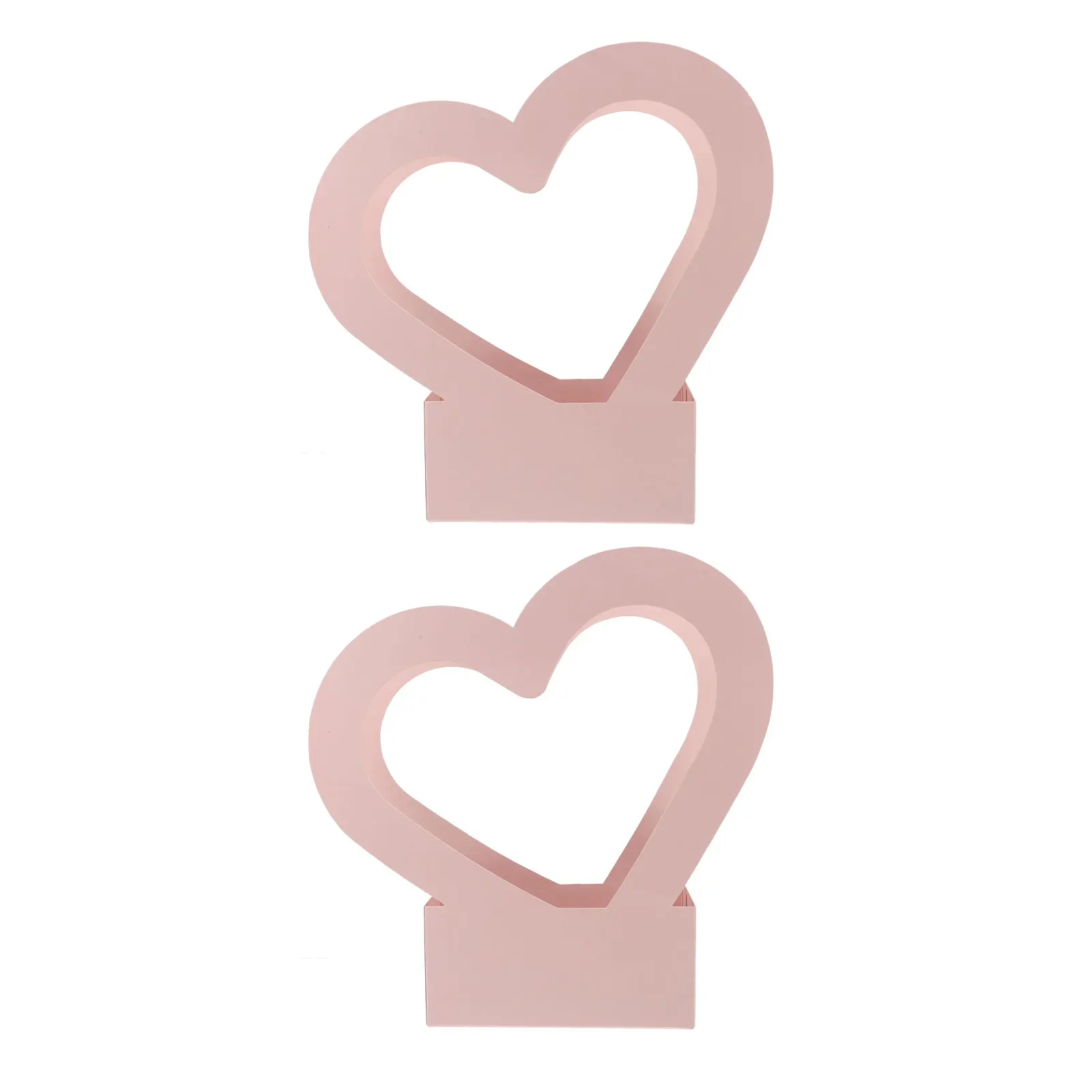 2pcs Heart-Shaped Flower Boxes Pink 600g White Card Gift Containers for Wedding Party Decorative Floral Storage Box
2pcs Heart-Shaped Flower Boxes Pink 600g White Card Gift Containers for Wedding Party Decorative Floral Storage Box