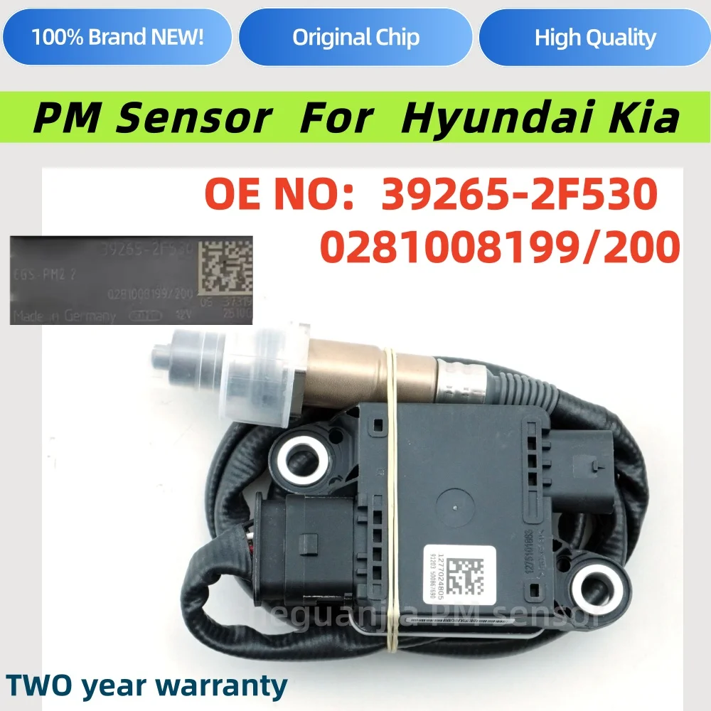 Датчик твердых частиц PM 39265-2F530 392652F530 0281008199 0281008200 для Hyundai SANTA FE 4, KIA SORENTO 3 2.0 2.2 CRDI
Датчик твердых частиц PM 39265-2F530 392652F530 0281008199 0281008200 для Hyundai SANTA FE 4, KIA SORENTO 3 2.0 2.2 CRDI