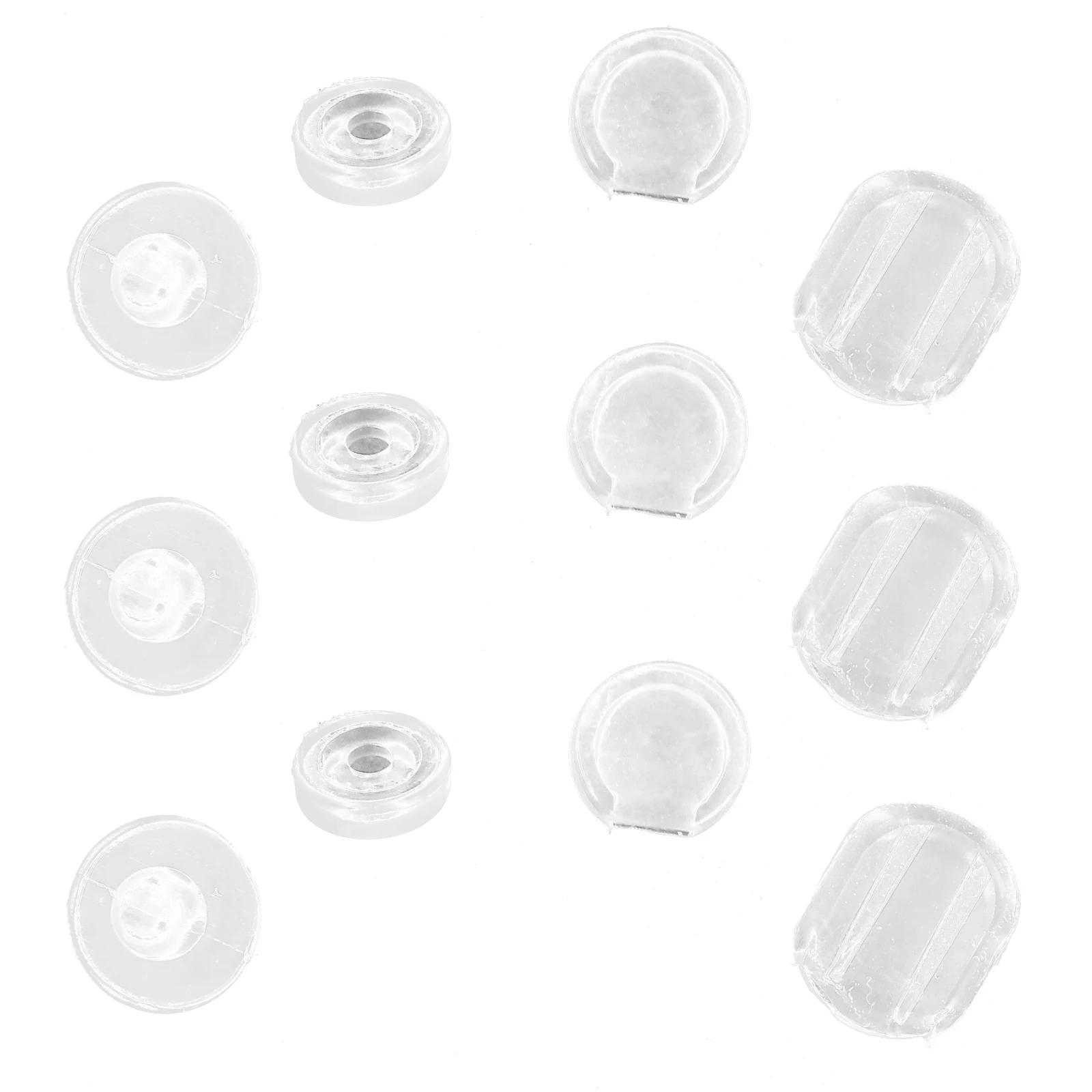 100pcs Ear Backings Women Earrings Back Anti-slip Pads Clear Earring Cushions Comfortable Soft Transparent Studs Accessories
100pcs Ear Backings Women Earrings Back Anti-slip Pads Clear Earring Cushions Comfortable Soft Transparent Studs Accessories
