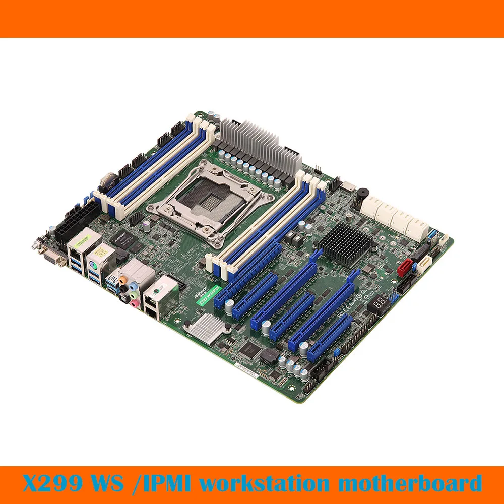Материнская плата для рабочей станции ASRock LGA2066 DDR4 поддерживает процессоры серии X X299 WS/IPMI
Материнская плата для рабочей станции ASRock LGA2066 DDR4 поддерживает процессоры серии X X299 WS/IPMI