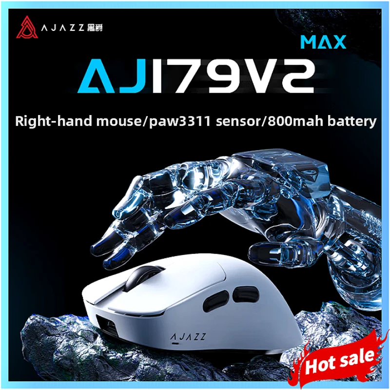 Игровая мышь для киберспорта серии AJAZZ AJ179, магнитная зарядная база, несколько режимов подключения, эргономичный макрос PAW3311/3395, 12000 точек на дюйм
Игровая мышь для киберспорта серии AJAZZ AJ179, магнитная зарядная база, несколько режимов подключения, эргономичный макрос PAW3311/3395, 12000 точек на дюйм