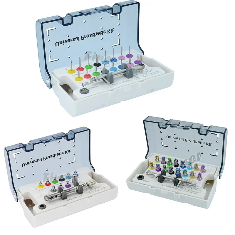 Dental Torque Wrench Set Universal Implant Torque Wrench Screwdrivers Ratchet Prosthetic Kit 10-70NCM Dental Implant Screwdriver
Dental Torque Wrench Set Universal Implant Torque Wrench Screwdrivers Ratchet Prosthetic Kit 10-70NCM Dental Implant Screwdriver