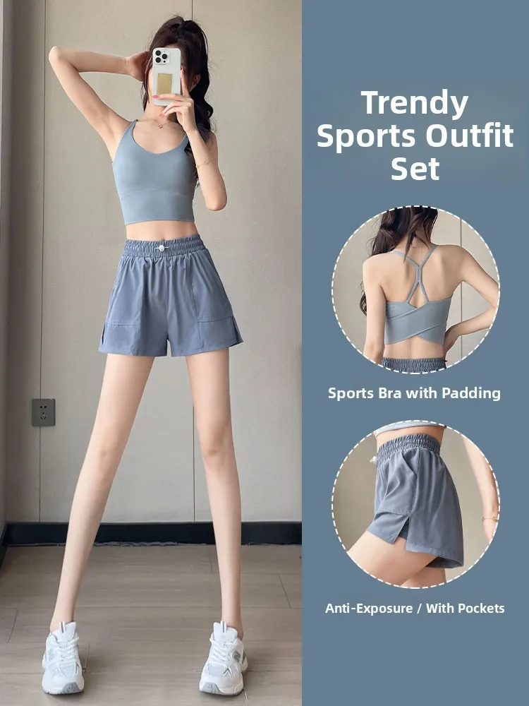 Women's Running Sport Set Qui Dry Gym Morning Run Clothing Faionable Yoga Top Vest ort orts Casual Sportswear
Women's Running Sport Set Qui Dry Gym Morning Run Clothing Faionable Yoga Top Vest ort orts Casual Sportswear
