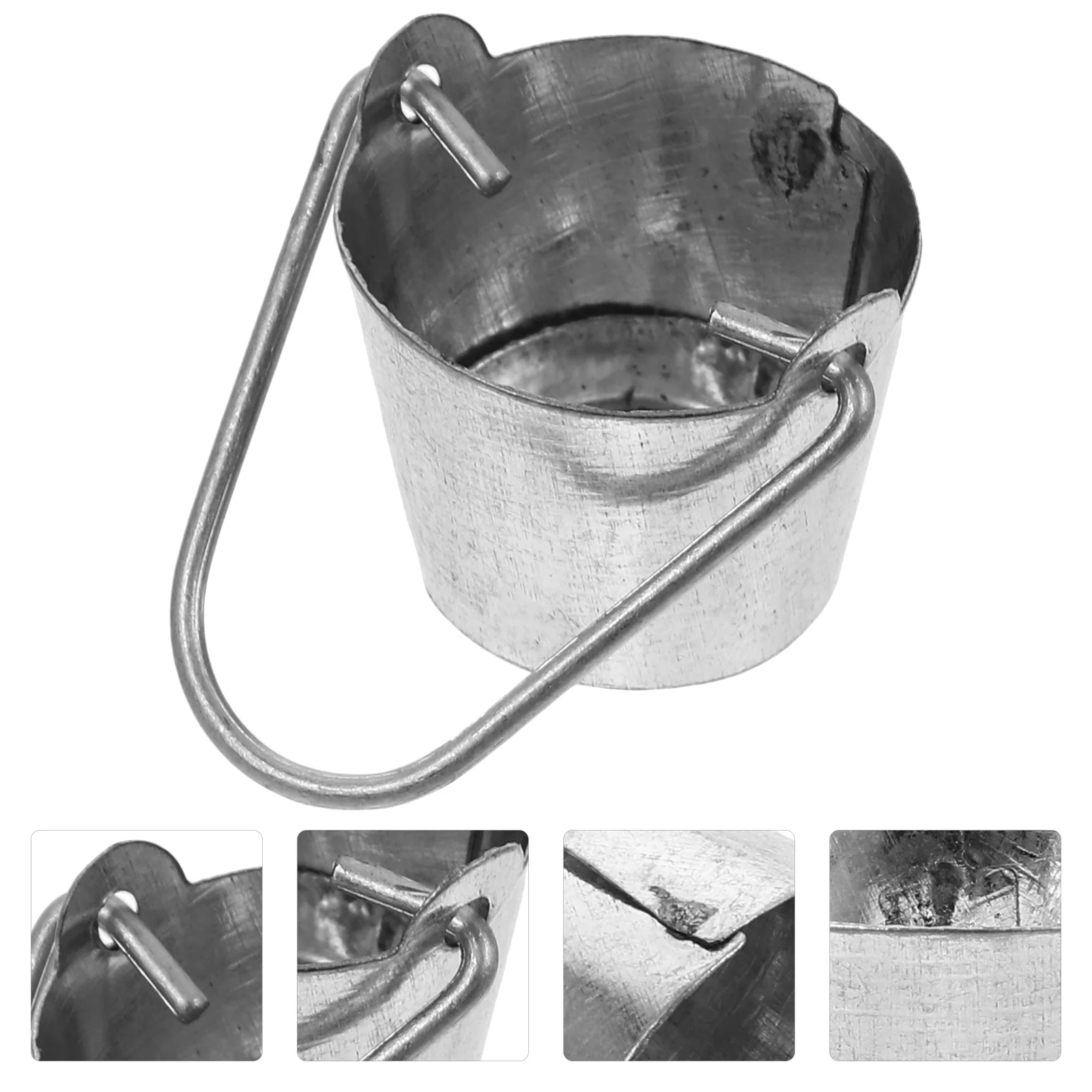6pcs Mini Bucket Model House Iron Barrel Micro Landscape Ice Bucket Ornament miniature decoration
6pcs Mini Bucket Model House Iron Barrel Micro Landscape Ice Bucket Ornament miniature decoration