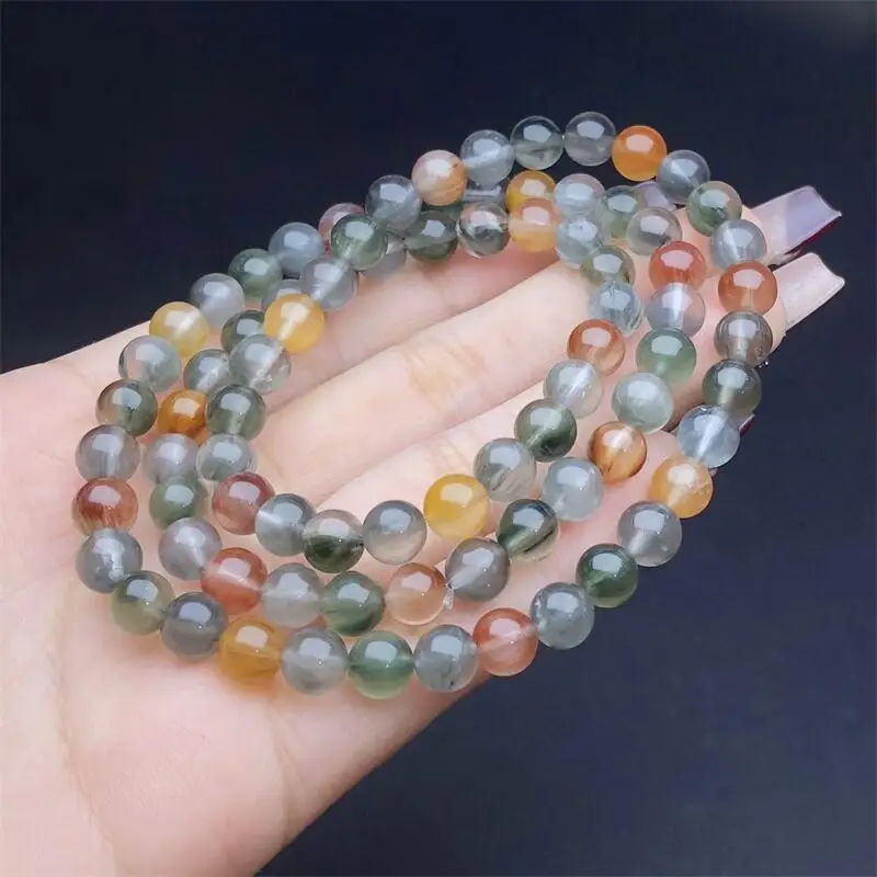 Natural Rabbit Hair Quartz Bracelet Fortune Energy Bangle Mineral String Woman Amulet Jewelry Healing Gift 1pcs 6-7MM
Natural Rabbit Hair Quartz Bracelet Fortune Energy Bangle Mineral String Woman Amulet Jewelry Healing Gift 1pcs 6-7MM