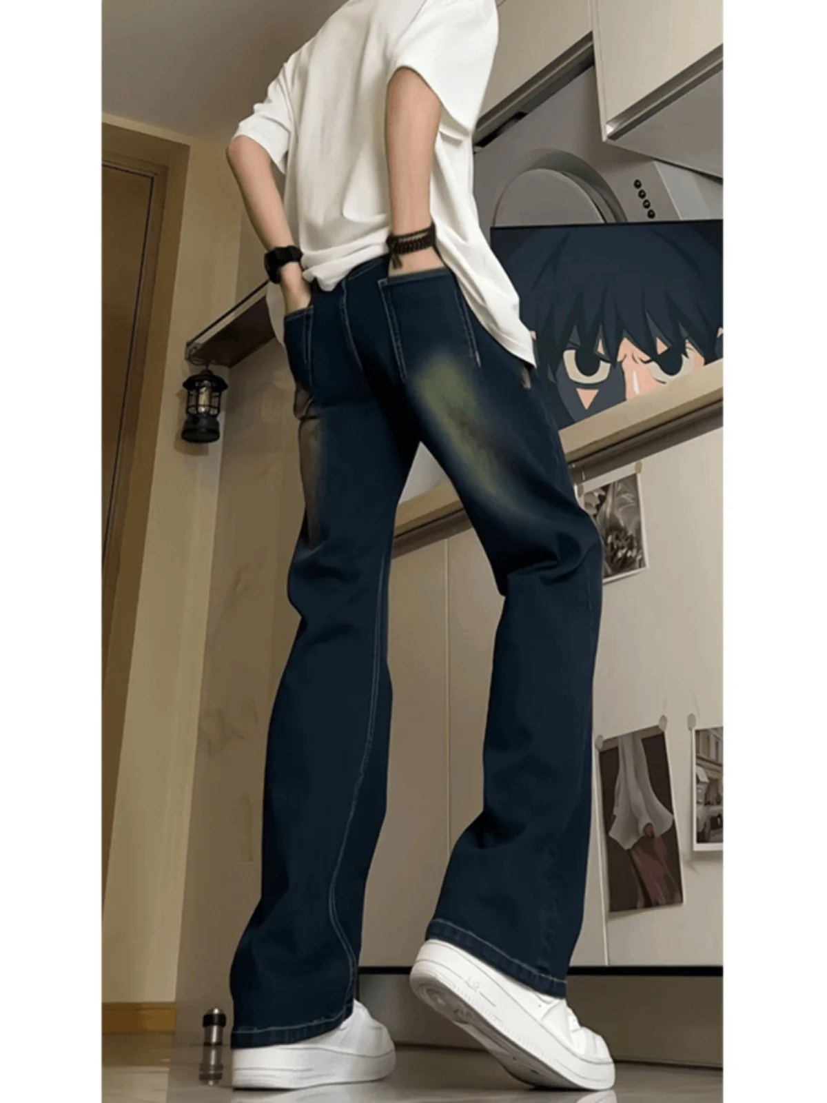 Slim Fit Straight Leg Jeans Men's Sle Spring American Vibe High Street Elastic Micro Flare Long Trousers Youth Trend Cotton...
Slim Fit Straight Leg Jeans Men's Sle Spring American Vibe High Street Elastic Micro Flare Long Trousers Youth Trend Cotton...