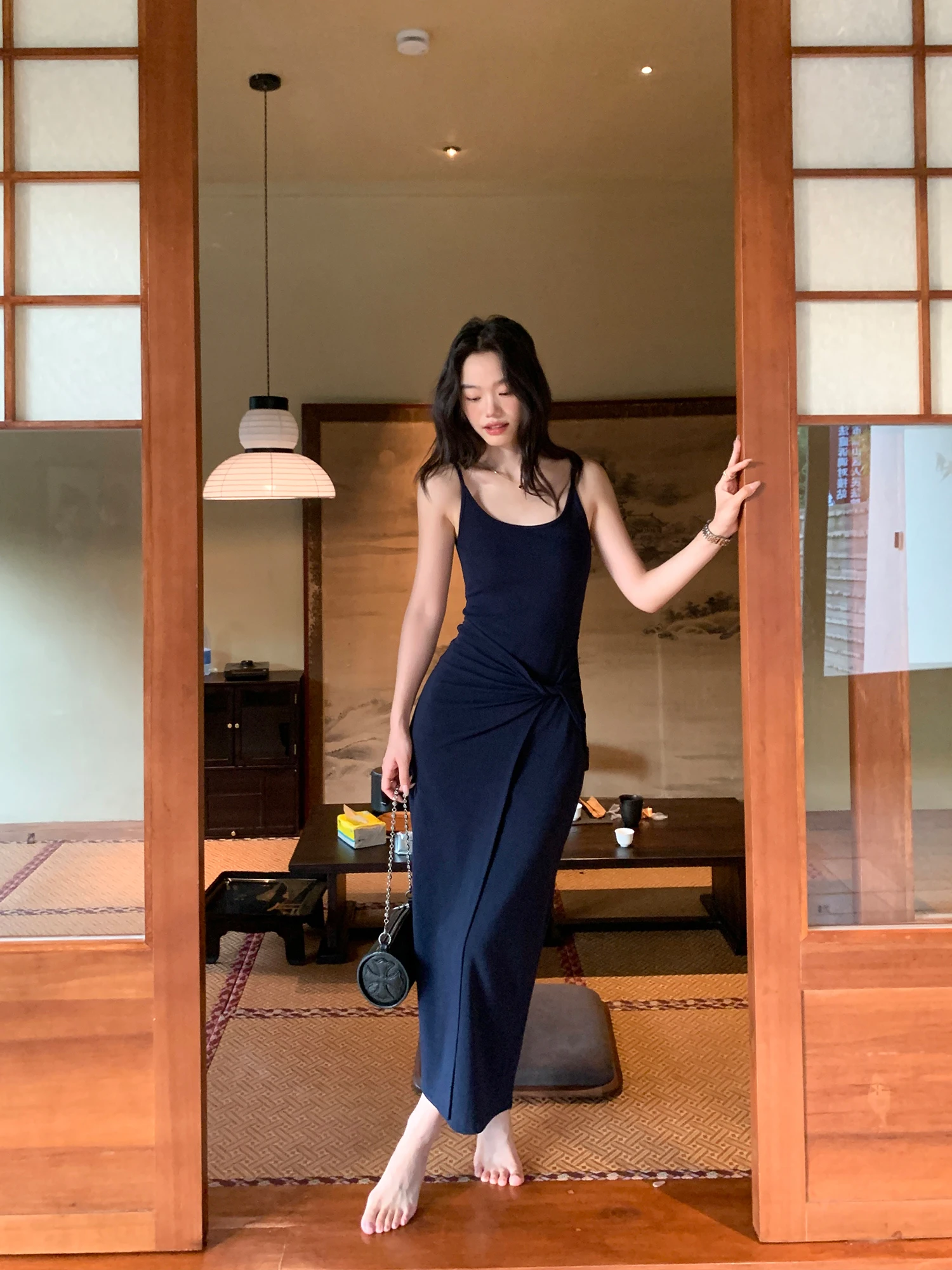 Pusumede Knitted Wrap Dress Women's Sleeveless Bodycon Dress Summer Casual Wear Comfortable V-Neck Midi Dress for Ladies
Pusumede Knitted Wrap Dress Women's Sleeveless Bodycon Dress Summer Casual Wear Comfortable V-Neck Midi Dress for Ladies