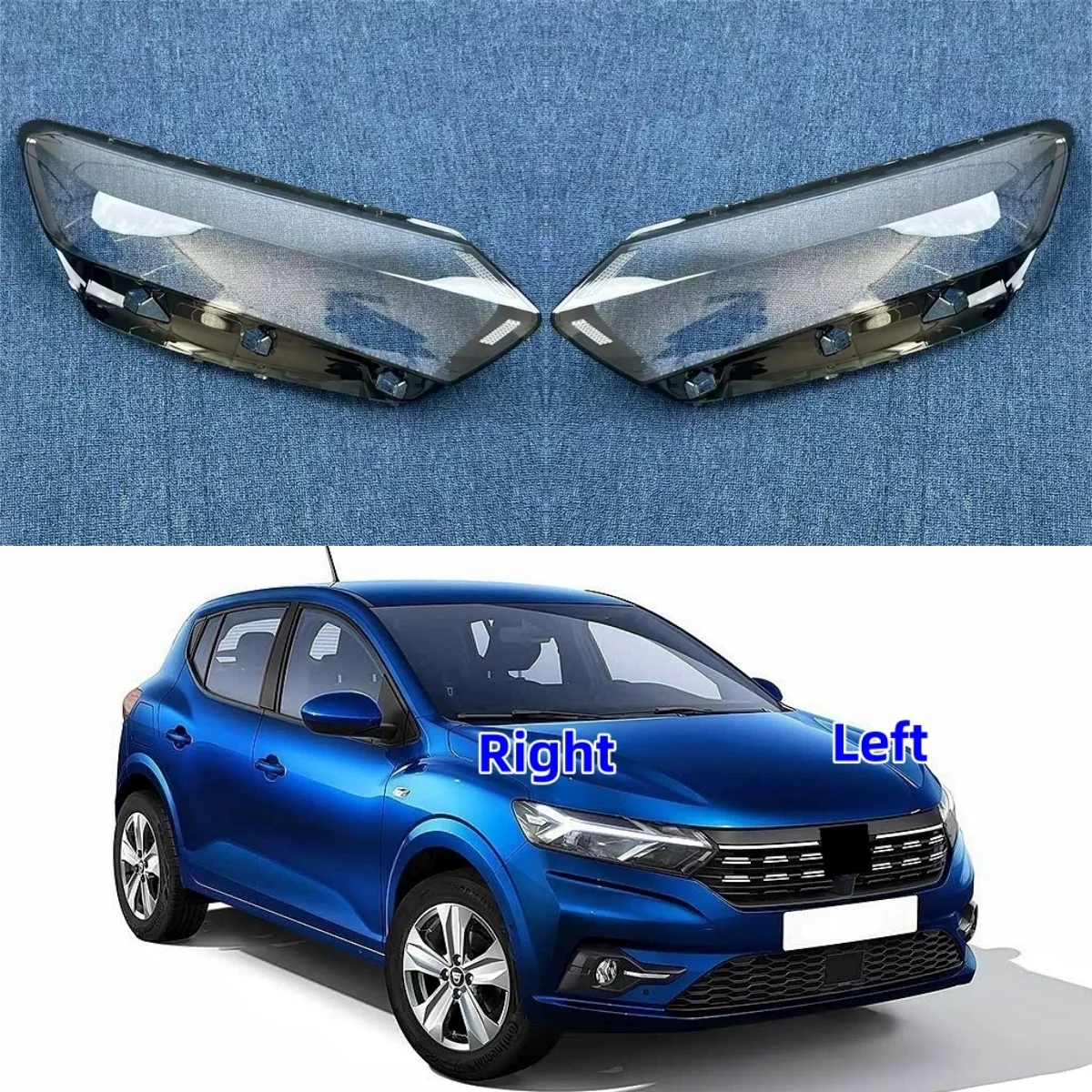 For Renault Dacia Sandero 2021 2022 2023 Headlamps Cover Lens Transparent Lampshade Headlight Shell Plexiglass
For Renault Dacia Sandero 2021 2022 2023 Headlamps Cover Lens Transparent Lampshade Headlight Shell Plexiglass