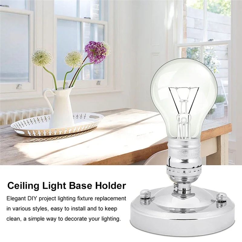 【DIY DECOR】E26/E27 Wall Light Base Holder Vintage, Industrial Ceiling Lamp Socket For Pendant Bulb Screw
【DIY DECOR】E26/E27 Wall Light Base Holder Vintage, Industrial Ceiling Lamp Socket For Pendant Bulb Screw