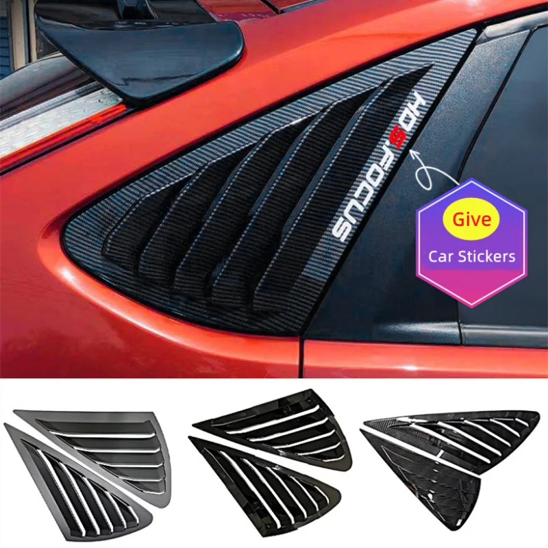 Triangle Louver Shark Gill Shaped Car Rear Window Air Outlet Decorative Kit for Ford Focus MK2 Mustang 2005-2015 Hatchback
Triangle Louver Shark Gill Shaped Car Rear Window Air Outlet Decorative Kit for Ford Focus MK2 Mustang 2005-2015 Hatchback