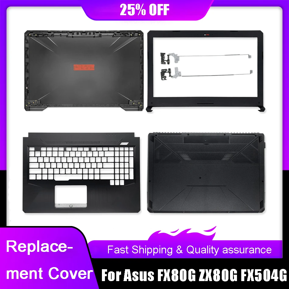 Новая задняя крышка ЖК-дисплея для ноутбука ASUS FX504 FX504G FX504GD FX80 FX80G FX80GD, передняя панель ЖК-дисплея, упор для рук, верхняя часть корпуса, нижние петли корпуса
Новая задняя крышка ЖК-дисплея для ноутбука ASUS FX504 FX504G FX504GD FX80 FX80G FX80GD, передняя панель ЖК-дисплея, упор для рук, верхняя часть корпуса, нижние петли корпуса