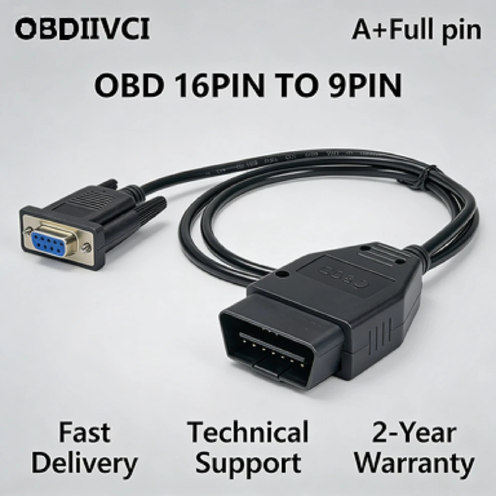 OBD2 to DB15 Extension Cable 1 Meter & DB9 RS232 9Pin Converter Adapter for Auto Diagnostic Scanner Tool
OBD2 to DB15 Extension Cable 1 Meter & DB9 RS232 9Pin Converter Adapter for Auto Diagnostic Scanner Tool