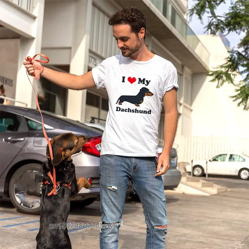 I Love My Dachshund футболки с графическими принтами для мужчин Dog Dad Harajuku, уличная одежда с круглым вырезом, белые футболки, топы, повседневная одежда
I Love My Dachshund футболки с графическими принтами для мужчин Dog Dad Harajuku, уличная одежда с круглым вырезом, белые футболки, топы, повседневная одежда