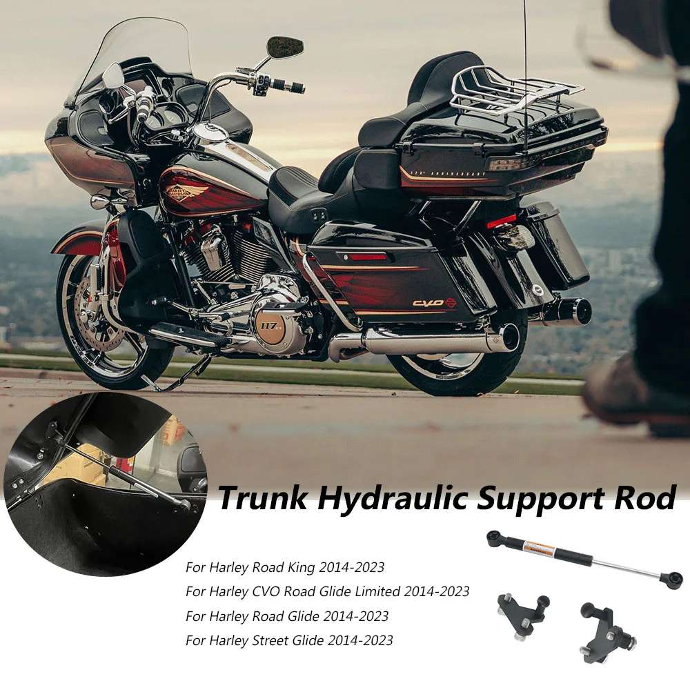 Мотоцикл King Chopped Pack опорный стержень багажника задний гидравлический для Harley Touring CVO Road Glide Street Glide Road King 2014-2023
Мотоцикл King Chopped Pack опорный стержень багажника задний гидравлический для Harley Touring CVO Road Glide Street Glide Road King 2014-2023
