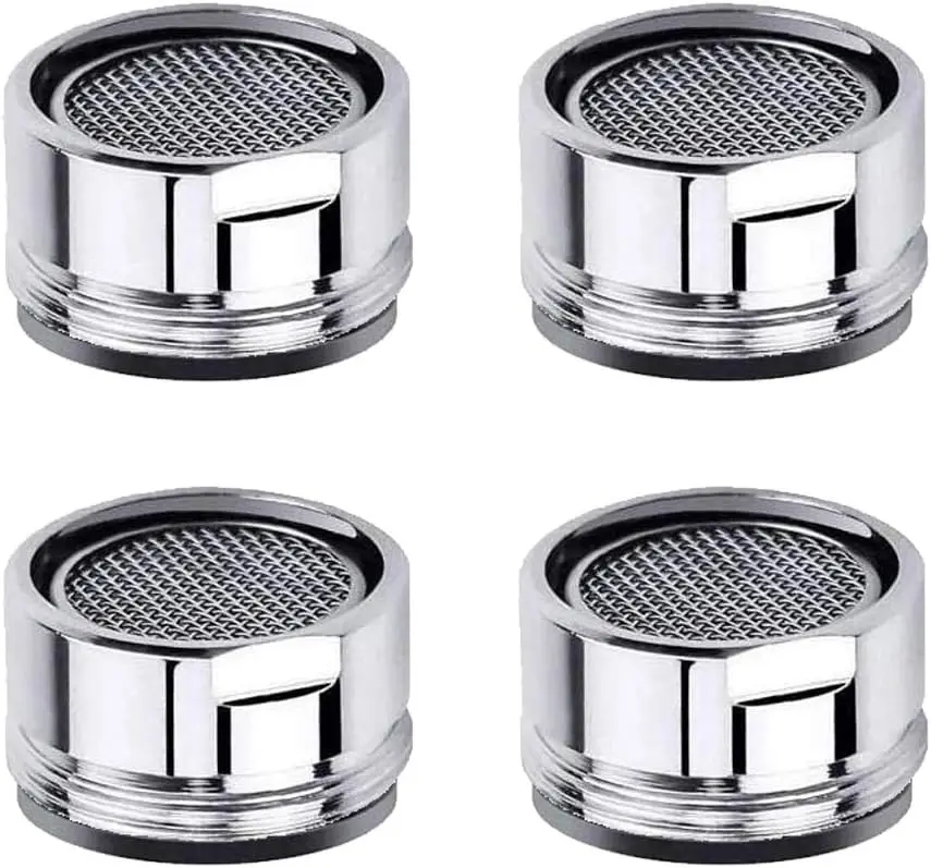 Kitchen Faucet Aerator 4 Pack, Brass Shell, 15/16-Inch Male Threads, with Gasket
Kitchen Faucet Aerator 4 Pack, Brass Shell, 15/16-Inch Male Threads, with Gasket