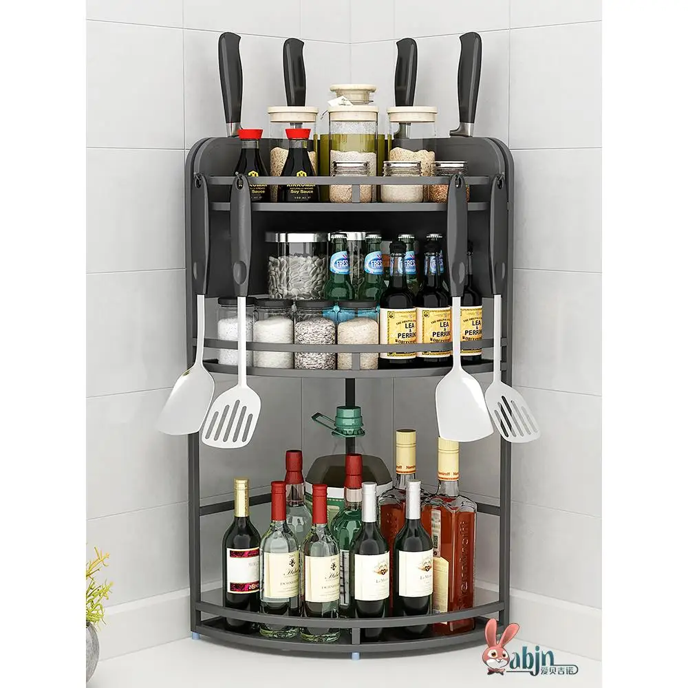 Kitchen Triangular Storage Ra Spice Condiment Multi-layer Oil Salt Sauce Bla Organizer elf Stainl Steel Material
Kitchen Triangular Storage Ra Spice Condiment Multi-layer Oil Salt Sauce Bla Organizer elf Stainl Steel Material