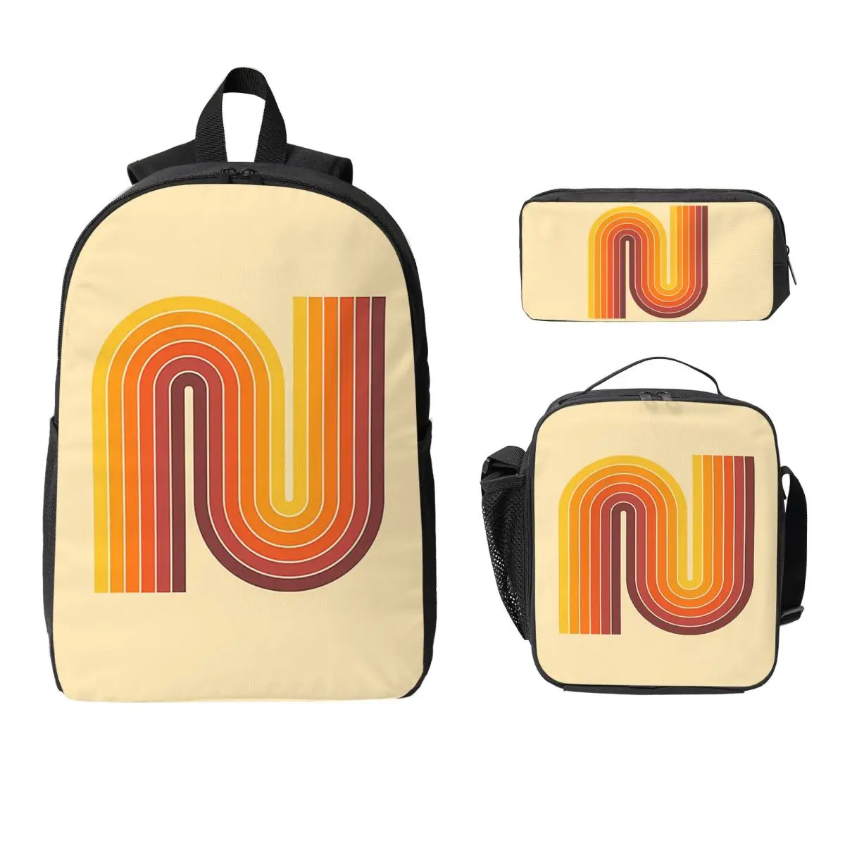 Retro Geometric Double Arch 522 Backpack Boys Girl BookBag School Bag Computer Shoulder Bags 3ps Insulated Lunch Bag Pencil Case
Retro Geometric Double Arch 522 Backpack Boys Girl BookBag School Bag Computer Shoulder Bags 3ps Insulated Lunch Bag Pencil Case
