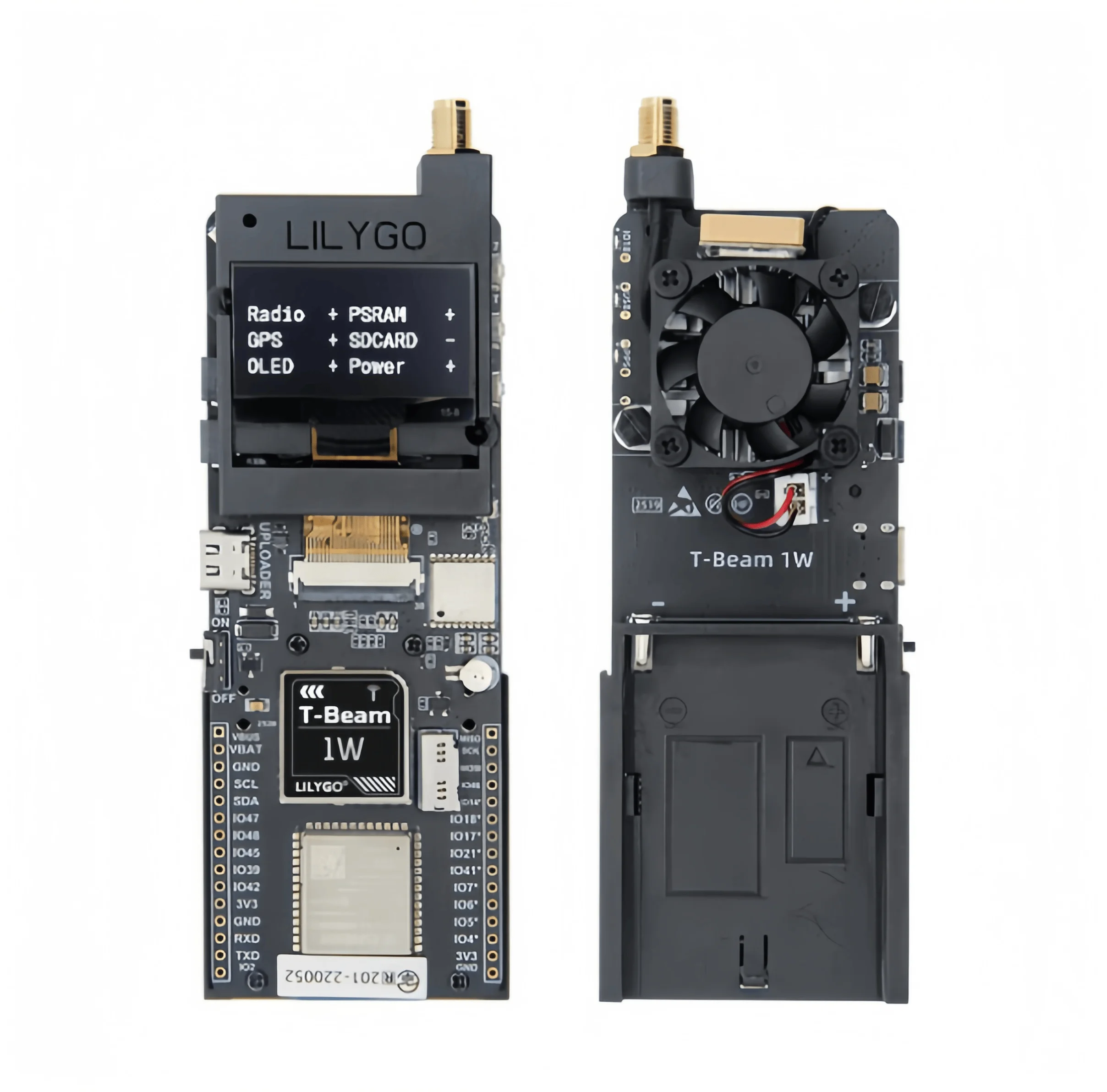 LILYGO® T-BEAM 1W ESP32-S3 LoRa/SX262 with GPS 1.3-inch OLED Module
LILYGO® T-BEAM 1W ESP32-S3 LoRa/SX262 with GPS 1.3-inch OLED Module