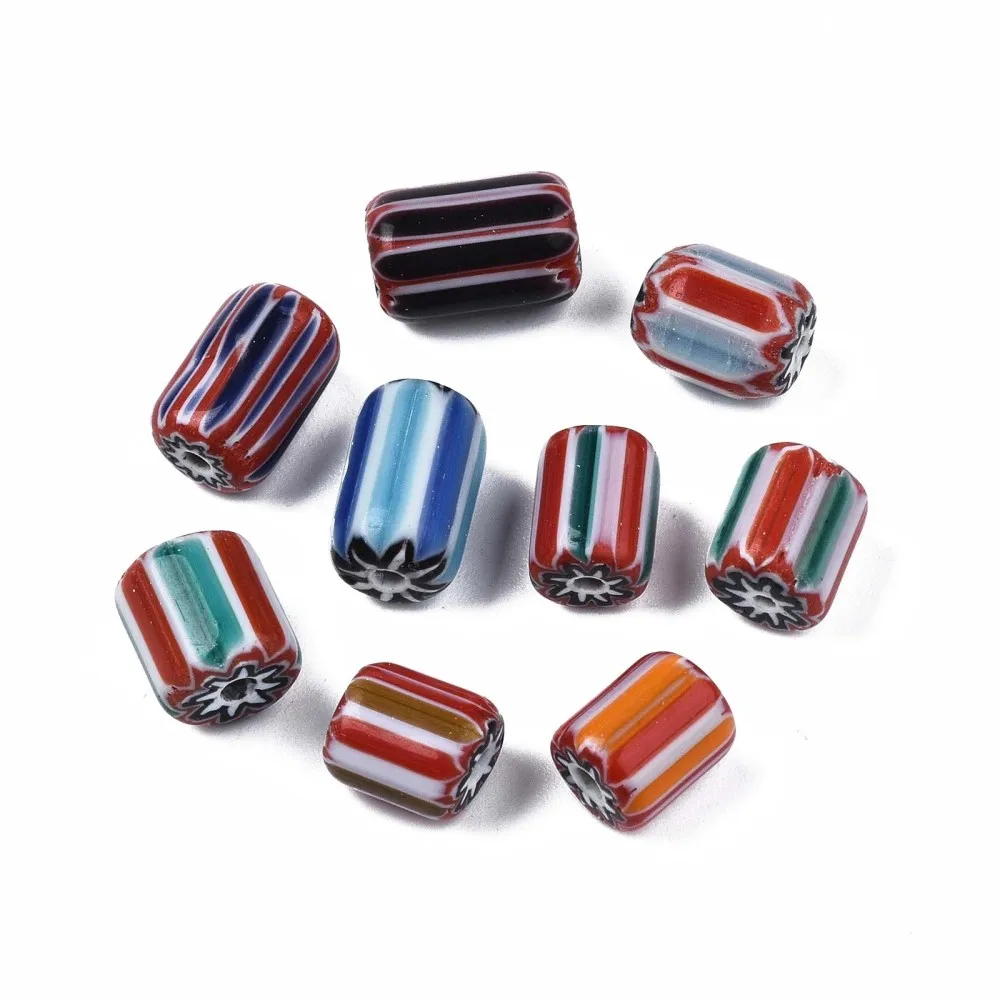 50pcs Column Handmade Millefiori Lampwork Beads Glass Bead for DIY Ethnic Style Bracelet Necklace Jewelry Making Mixed Color
50pcs Column Handmade Millefiori Lampwork Beads Glass Bead for DIY Ethnic Style Bracelet Necklace Jewelry Making Mixed Color