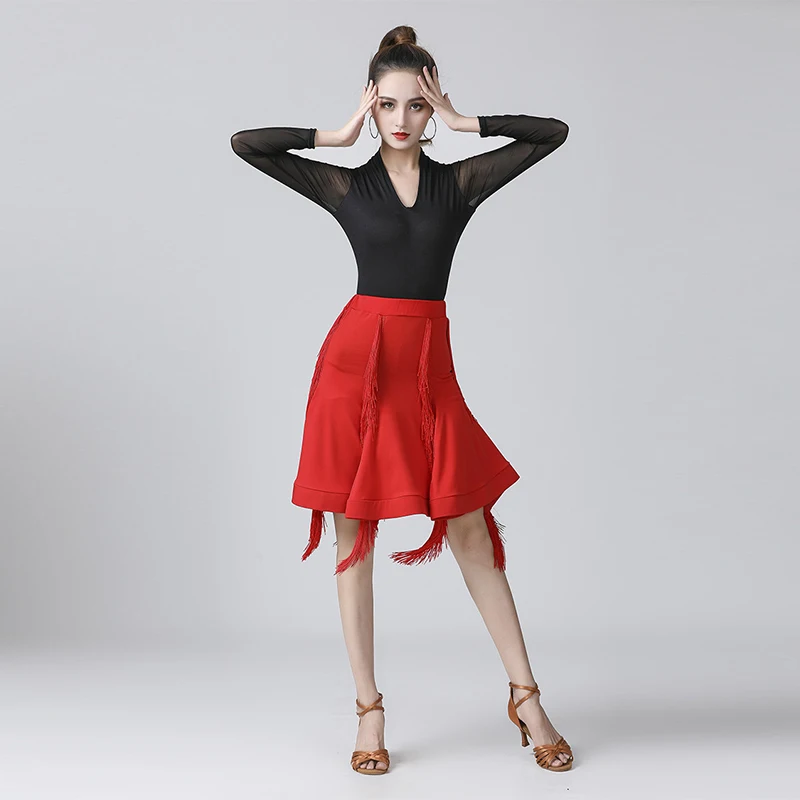 Women Latin Tassel Skirt Ballroom Salsa Tango Samba Rumba Dancing Show Stage Performance Costume Female Practice Skirts
Women Latin Tassel Skirt Ballroom Salsa Tango Samba Rumba Dancing Show Stage Performance Costume Female Practice Skirts