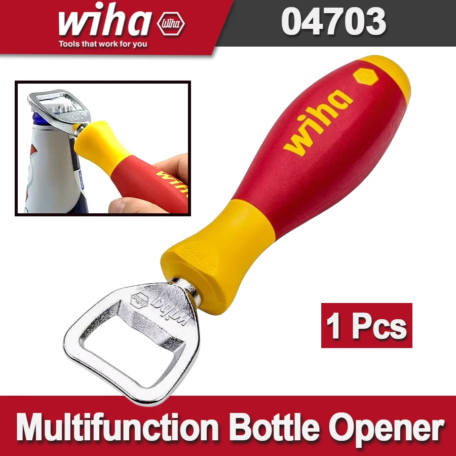 Wiha Tool SoftFinish® Multifunction Bottle Opener with Screwdriver Handle Suit for Workshop and Kitchen 04703
Wiha Tool SoftFinish® Multifunction Bottle Opener with Screwdriver Handle Suit for Workshop and Kitchen 04703