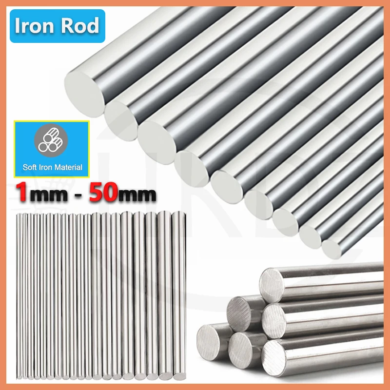 1Pcs 99.99% High Purity Iron Rod Diameter 1mm- 40mm Length 100mm Polishing Iron Rod Length for Scientific Research
1Pcs 99.99% High Purity Iron Rod Diameter 1mm- 40mm Length 100mm Polishing Iron Rod Length for Scientific Research