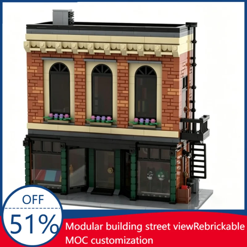 NEW 1289 PCS MOC Brick City Comic Book Shop Modular Building Blocks Educational DIY Assembly Toy Gift For Collection And Display
NEW 1289 PCS MOC Brick City Comic Book Shop Modular Building Blocks Educational DIY Assembly Toy Gift For Collection And Display