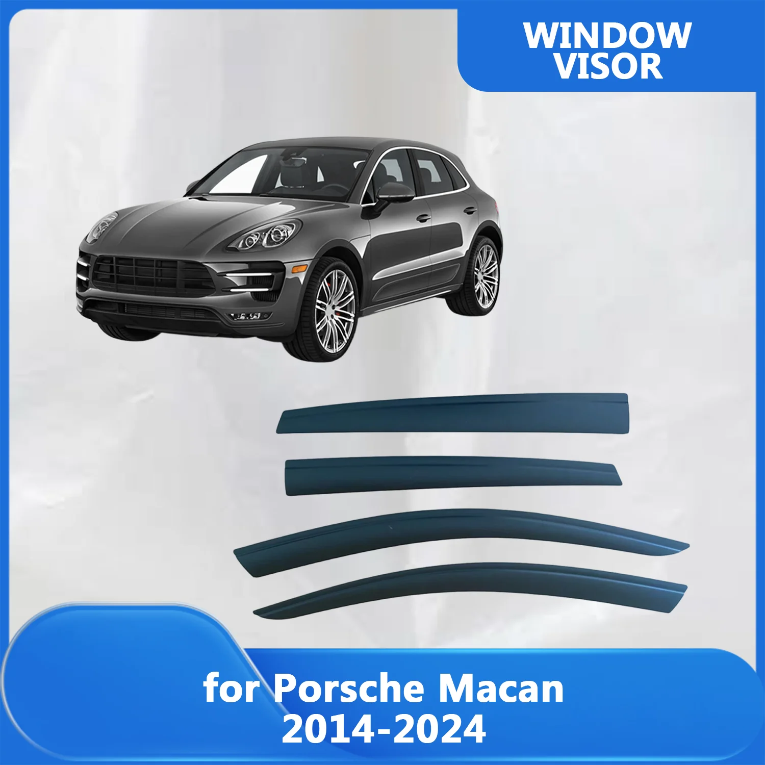 Оконный козырек для Porsche Macan 2014-2021, дверной козырек с потертостями, защита от ветра и солнца, защита от дождя, боковые окна, ветровые дефлекторы, автозапчасти
Оконный козырек для Porsche Macan 2014-2021, дверной козырек с потертостями, защита от ветра и солнца, защита от дождя, боковые окна, ветровые дефлекторы, автозапчасти