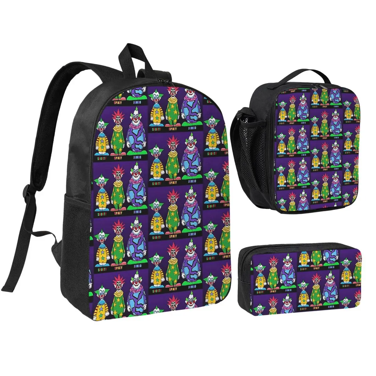 Killer Klowns From Outer Space Backpack Student BookBag School Bag Shoulder Bags 3ps Insulated Lunch Bag Pencil Case
Killer Klowns From Outer Space Backpack Student BookBag School Bag Shoulder Bags 3ps Insulated Lunch Bag Pencil Case