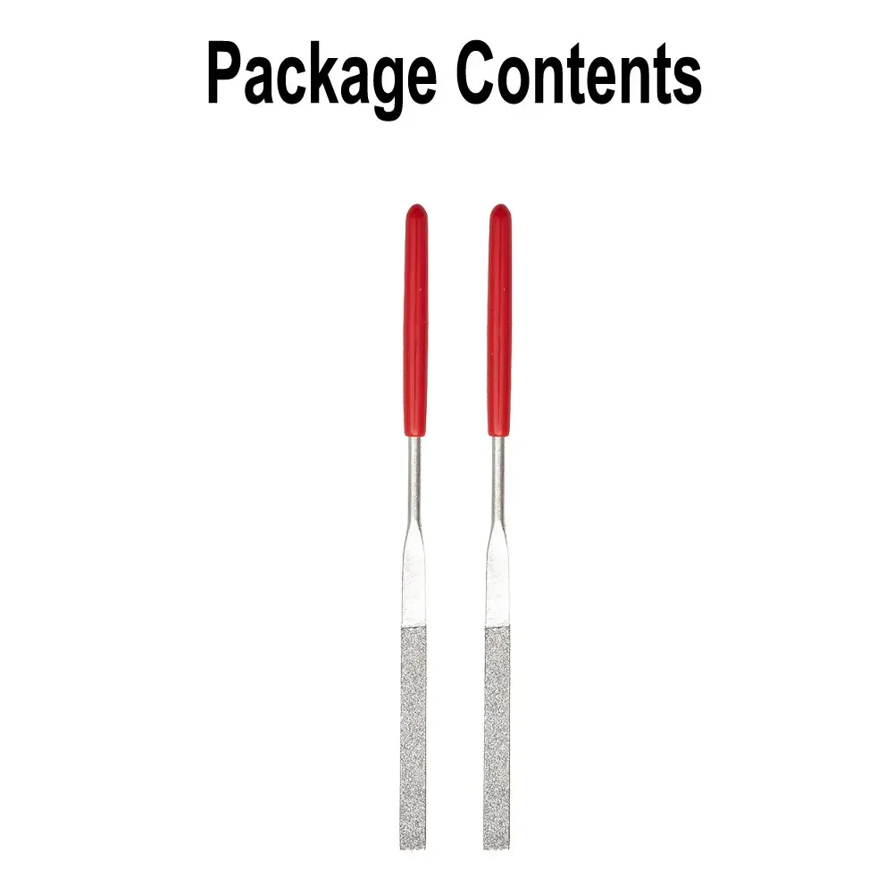 0.12x5.51inch Red Plastic Handle Metal Stone Grinding Flat Diamond Needle File For Fine Filing And Polishing Non-slip Handle Fil
0.12x5.51inch Red Plastic Handle Metal Stone Grinding Flat Diamond Needle File For Fine Filing And Polishing Non-slip Handle Fil